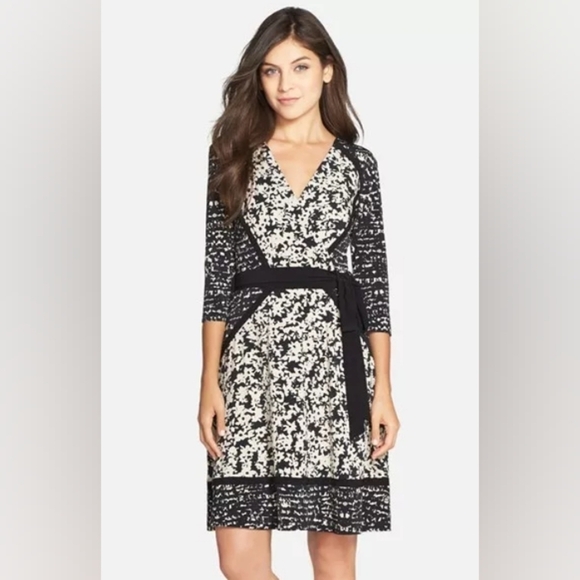 Taylor For A Pea In The Pod Maternity Woman's Black Beige Dress Size XS - Picture 1 of 9